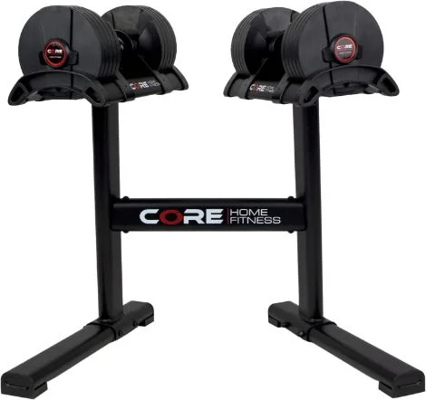 Core Home Fitness Adjustable Dumbbells and Stand