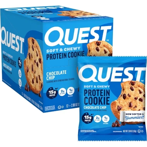 quest nutrition chocolate chip protein cookies product image