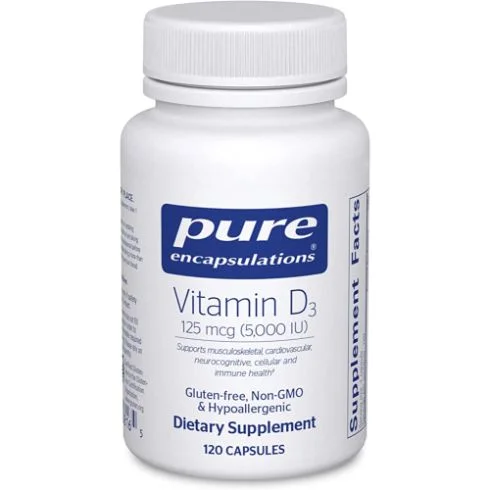 Pure Encapsulations Vitamin D3 Capsules