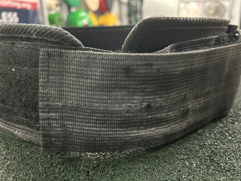 fraying on gymreapers quick lock belt