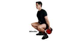 An image of the Knees Over Toes Guy squatting