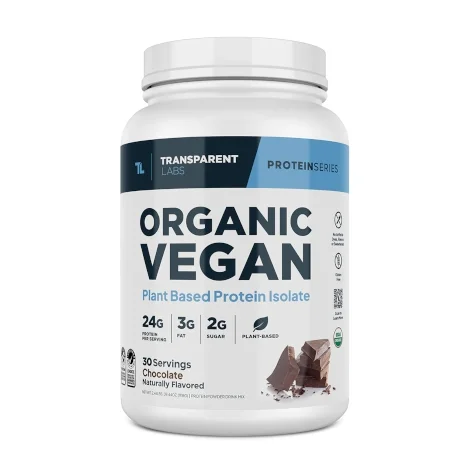 Transparent Labs Organic Vegan Plant-Based Protein Isolate