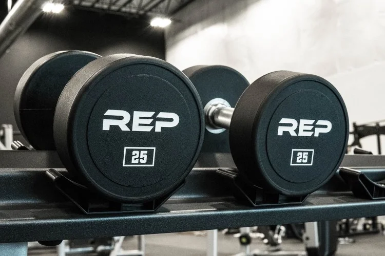 REP Urethane Coated Round Dumbbells