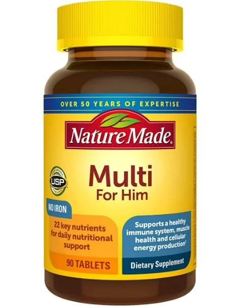 nature made multivitamin for him