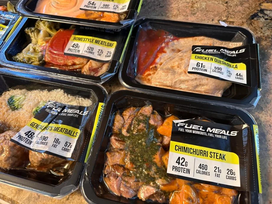 An image of Fuel Meals Chimichurri Steak and Chicken Quesadilla