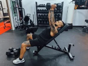 giant 2x adjustable bench incline fly