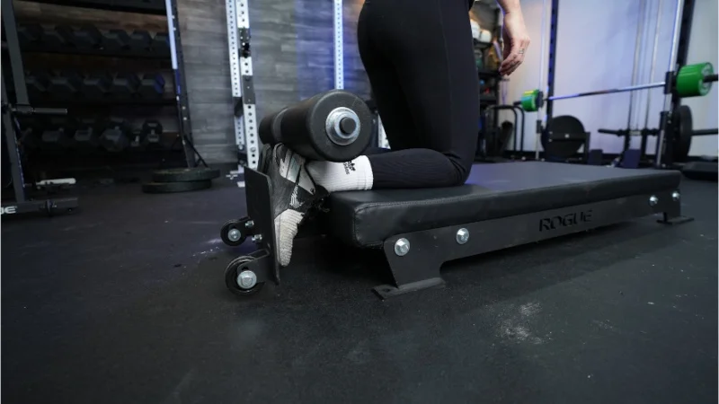 A close look at the Rogue Floor Glute machine