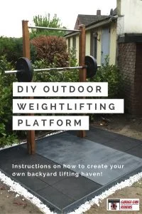 DIY Outdoor Weightlifitng Platform Long 1