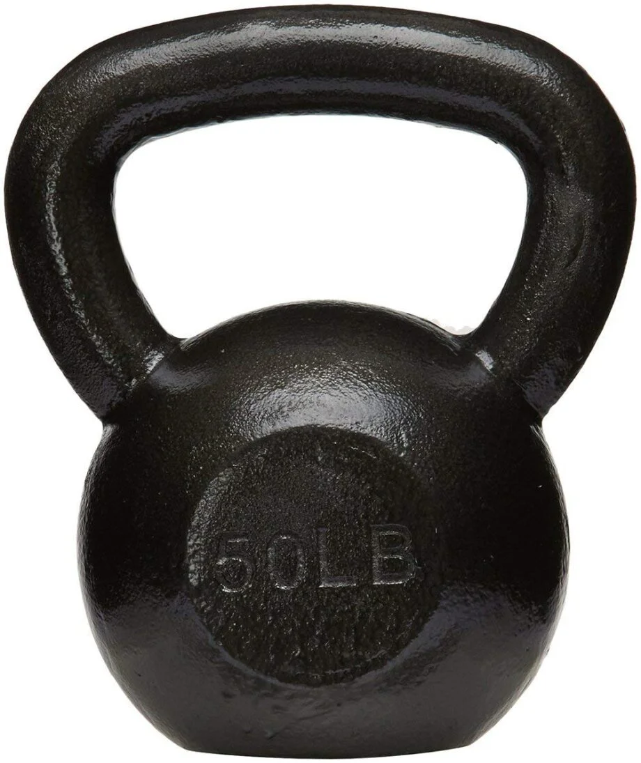 Amazon Basics Cast Iron Kettlebells