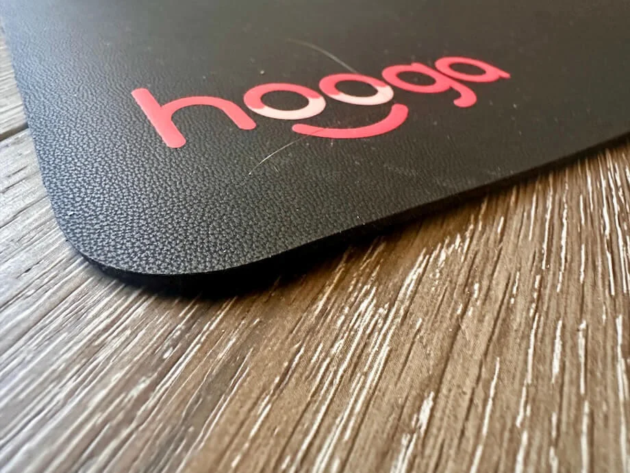 Logo on a hooga Grounding Mat