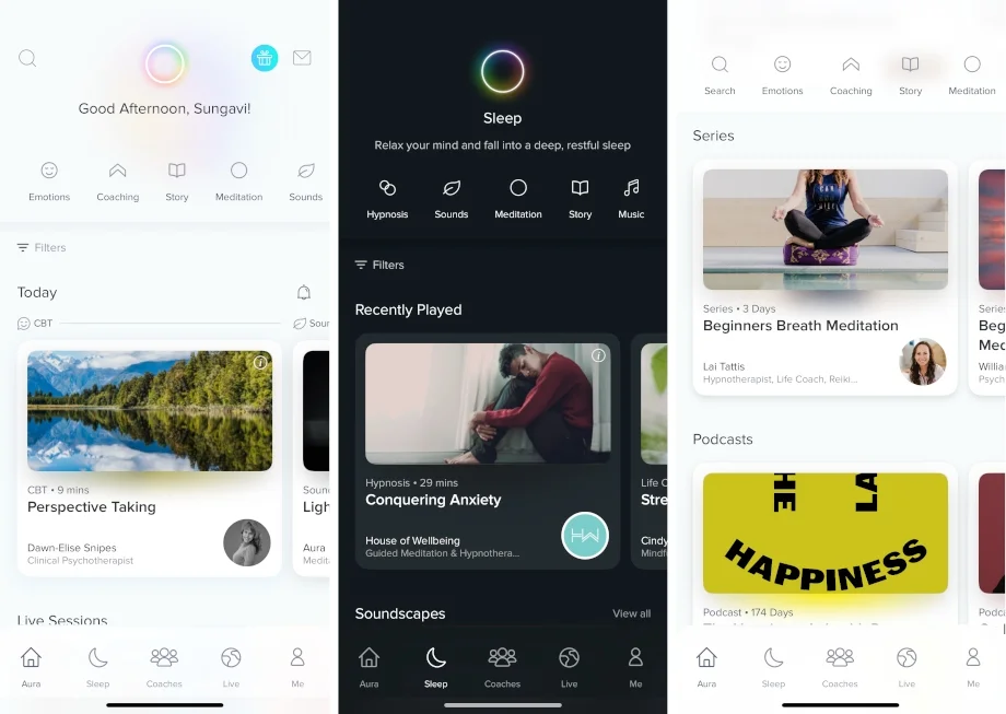 Aura Meditations Programs