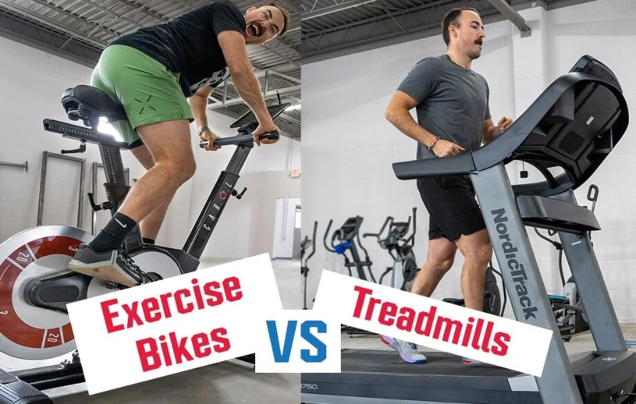 exercise bikes vs treadmills with coop