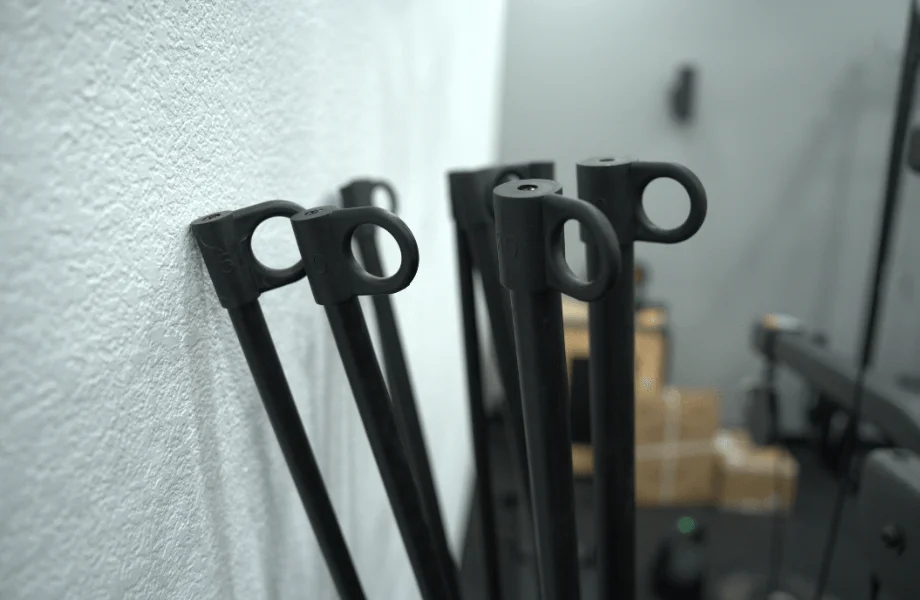 Multiple rods that make up the resistance on the Bowflex Xtreme 2 SE Home Gym