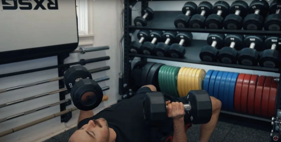 coop using eleiko fixed dumbbells
