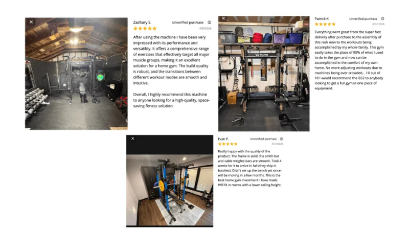 Online customer reviews of the Major Fitness B52 Pro