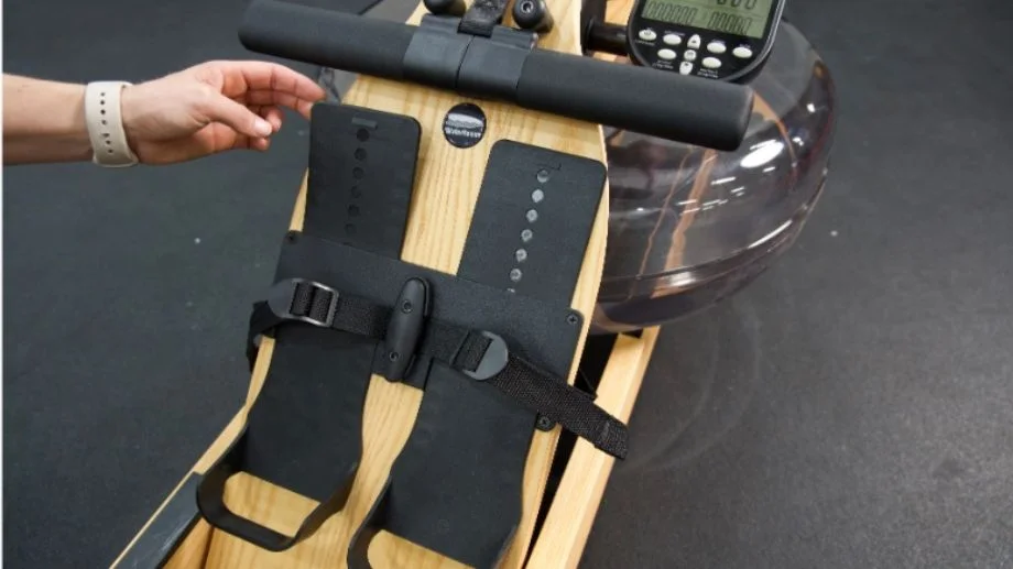 Footrests on the WaterRower Original