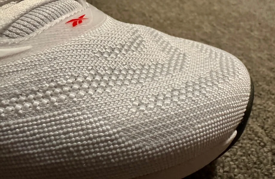 The FLEXWEAVE upper features on the Reebok Nano X5 training shoes