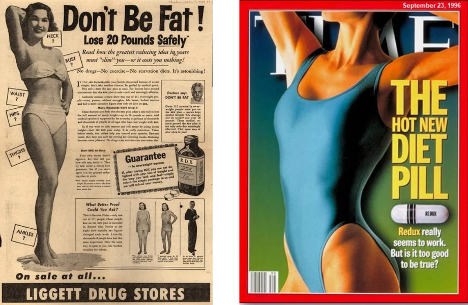 vintage diet pill ads