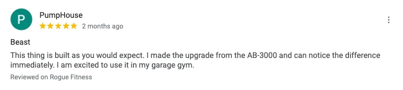 A positive review of the Rogue Manta Ray Bench 1