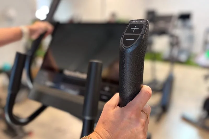 A look at the handles of the NordicTrack AirGlide 16