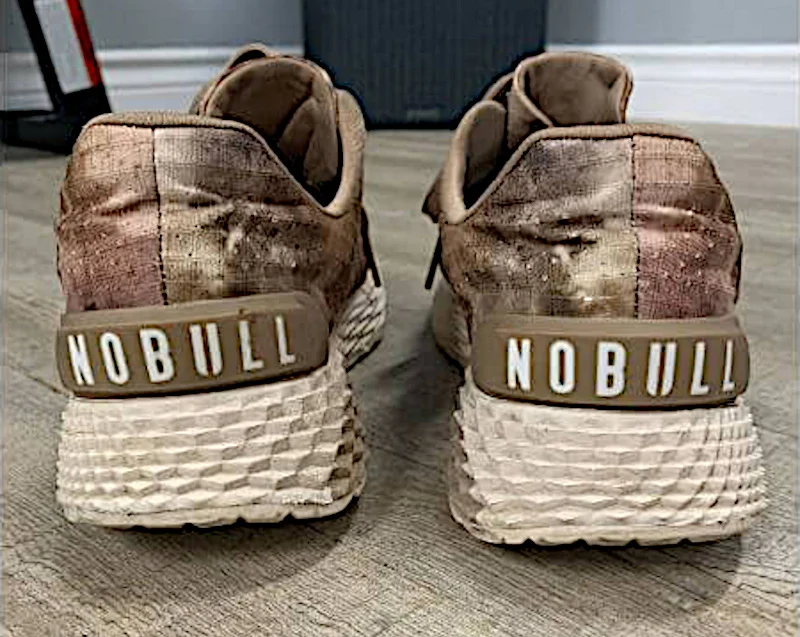 Looking at the back of a pair of NOBULL ALLDAY Ripstops