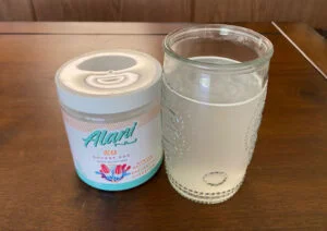 alani nu bcass bottle and drink