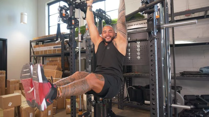 Stephen Sheehan, CPT, CNC, with the Major Fitness B17 Smith Machine