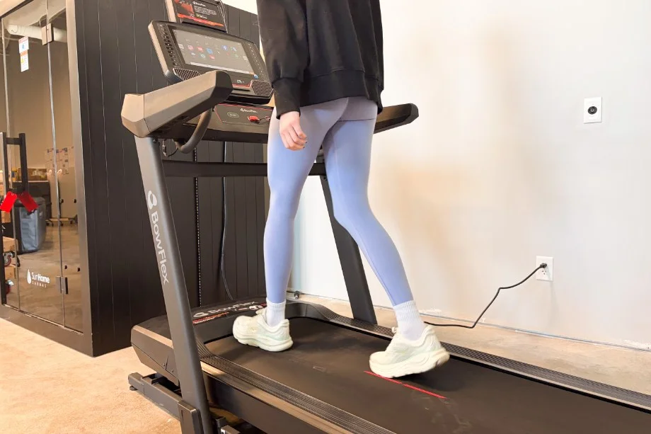 A GGR tester walking on the Bowflex T16