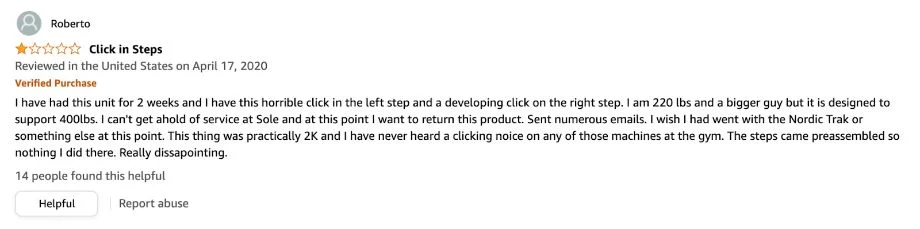 A critical review of the Sole E95 Elliptical