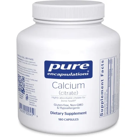 pure encapsulations calcium citrate product image