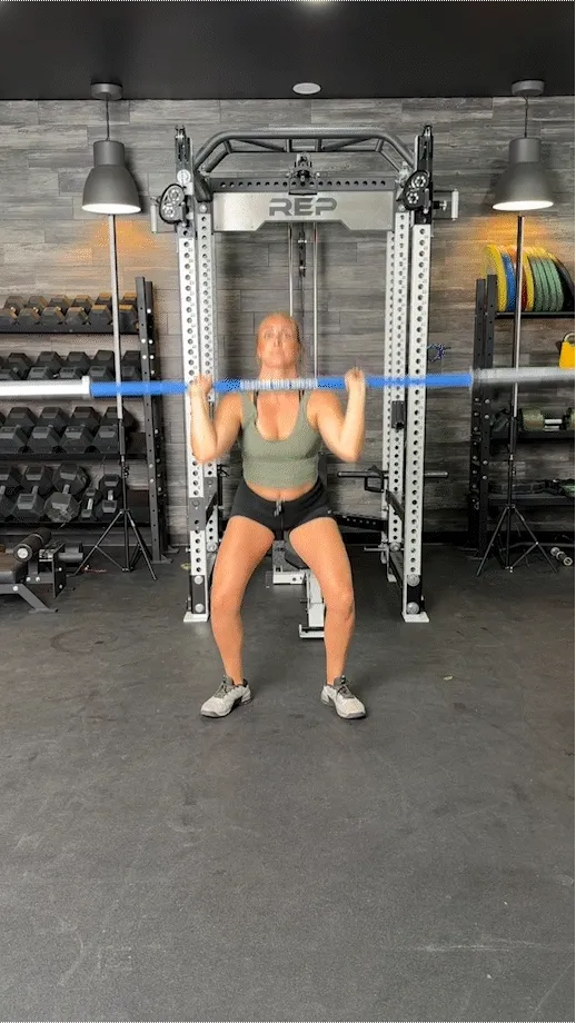 barbell-thrusters