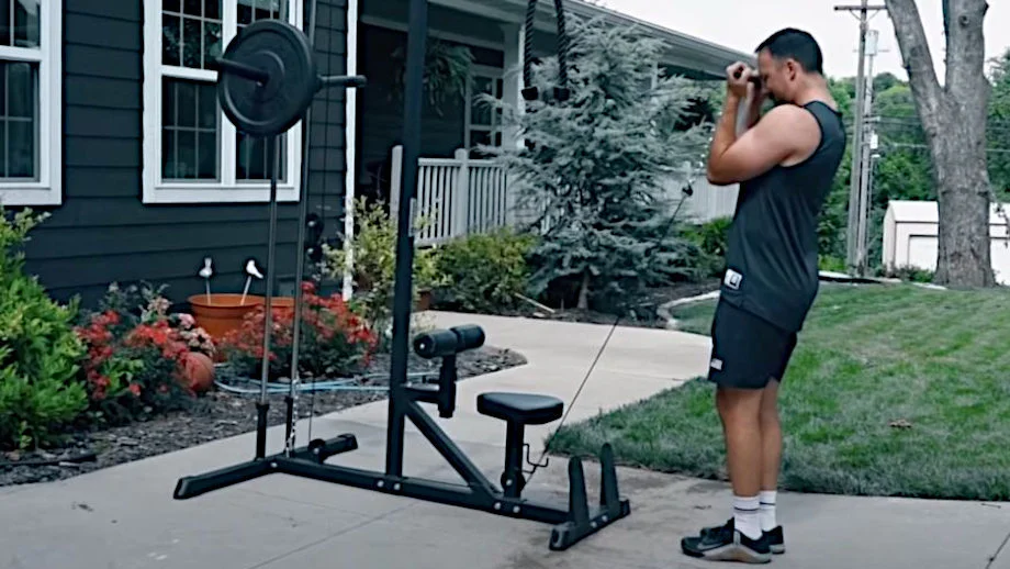 Using a Titan Plate Loadable Tower in the driveway