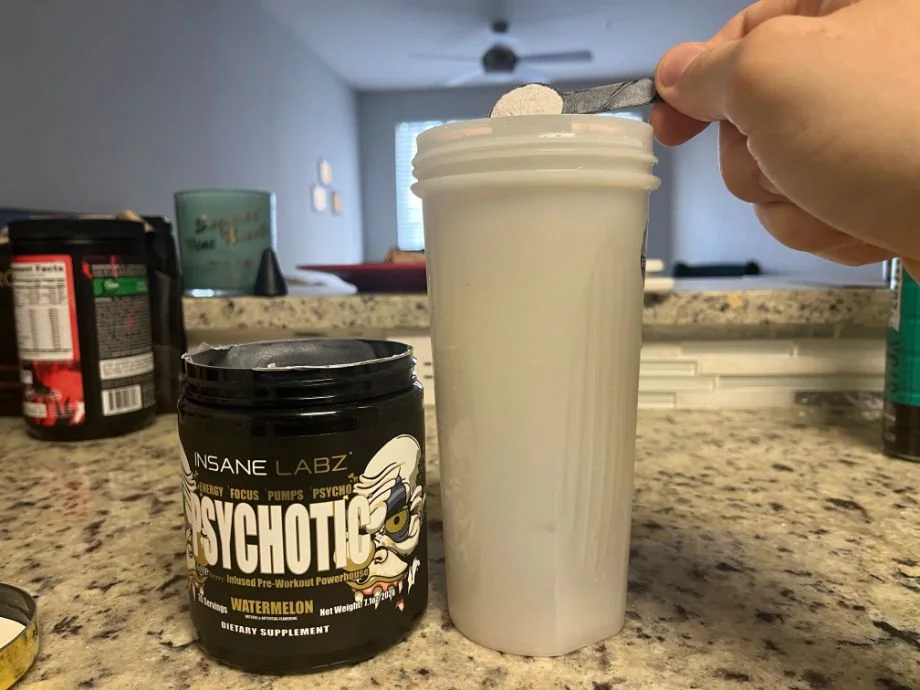 psychotic preworkout by cup