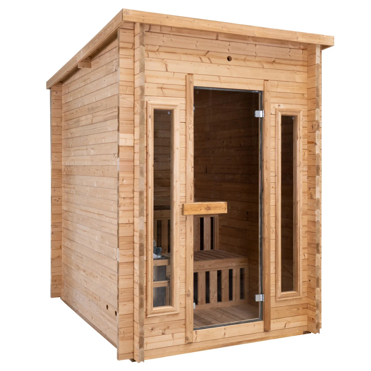 Redwood Outdoors Thermowood Cabin Outdoor Sauna