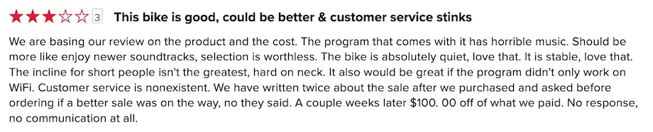 a critical review of the bowflex c7 bike