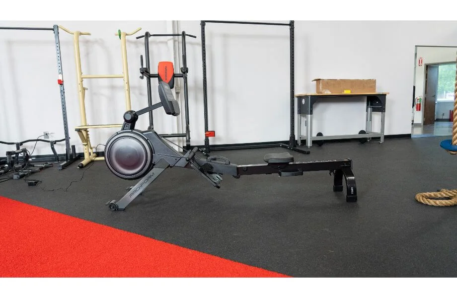 proform 750r rower review side view