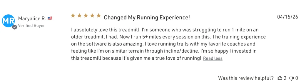 A customer review of the NordicTrack Commercial 1250 treadmill
