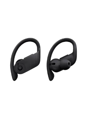 Beats by Dre headphones in black.