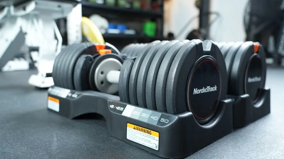 nordictrack adjustable dumbbells