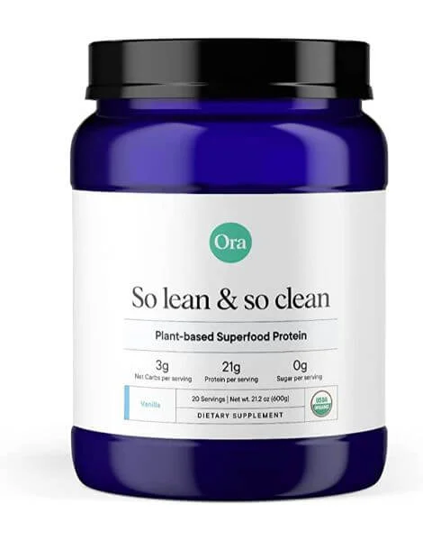ora organic vegan protein powder