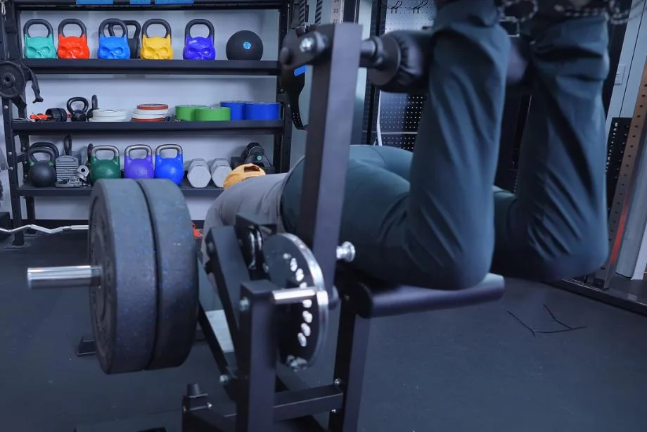 Coop gets in some leg curls on the RitFit PLC01 Leg Extension Curl Machine