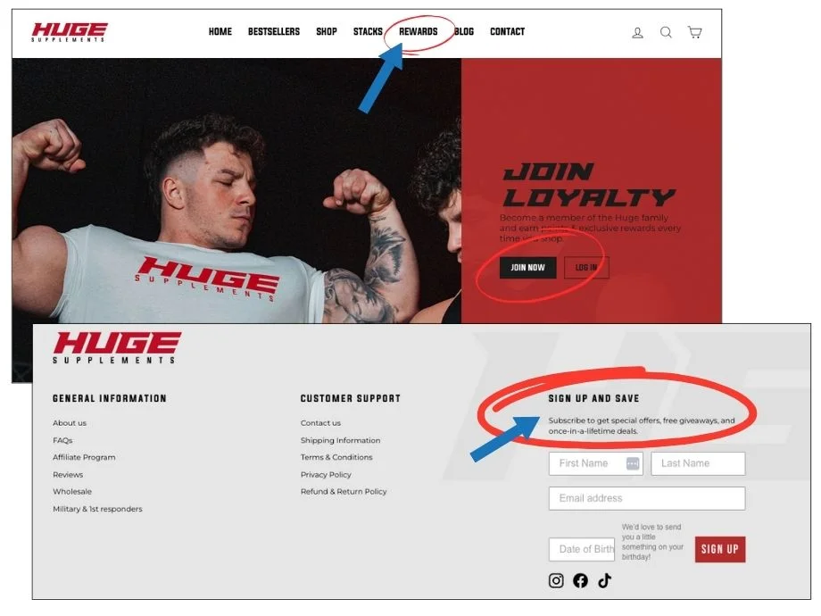 huge supplements discount code subscribe and save