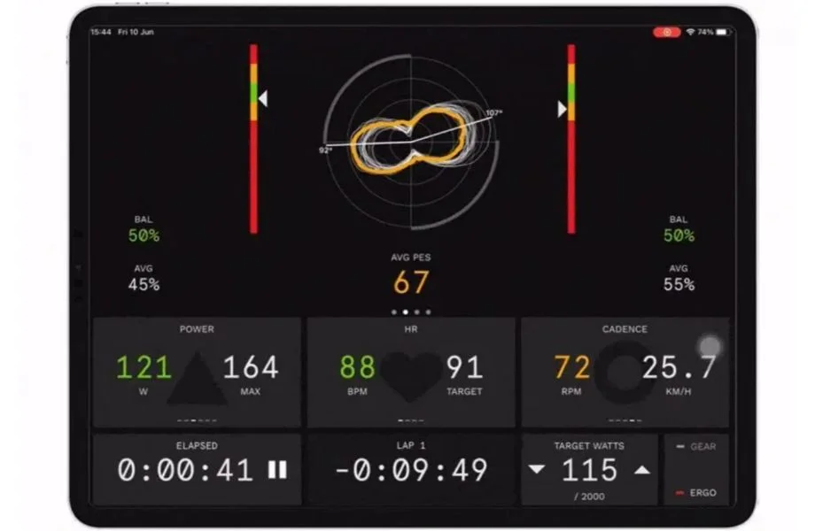 wattbike atom bike display