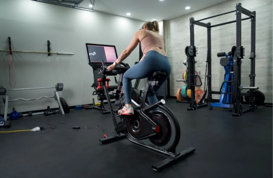 Bowflex VeloCore leaning feature