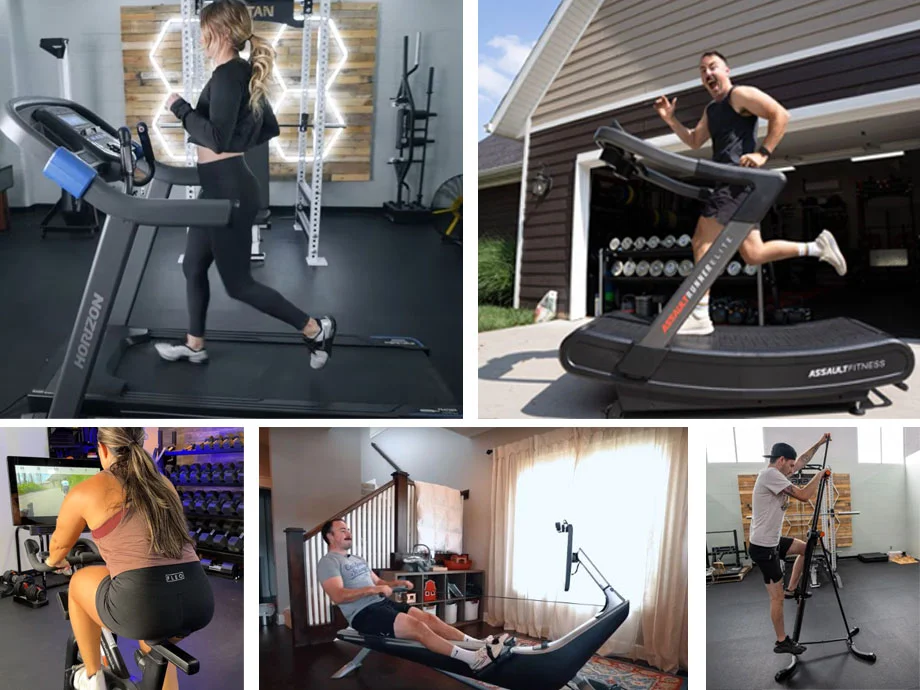 best cardio machine collage