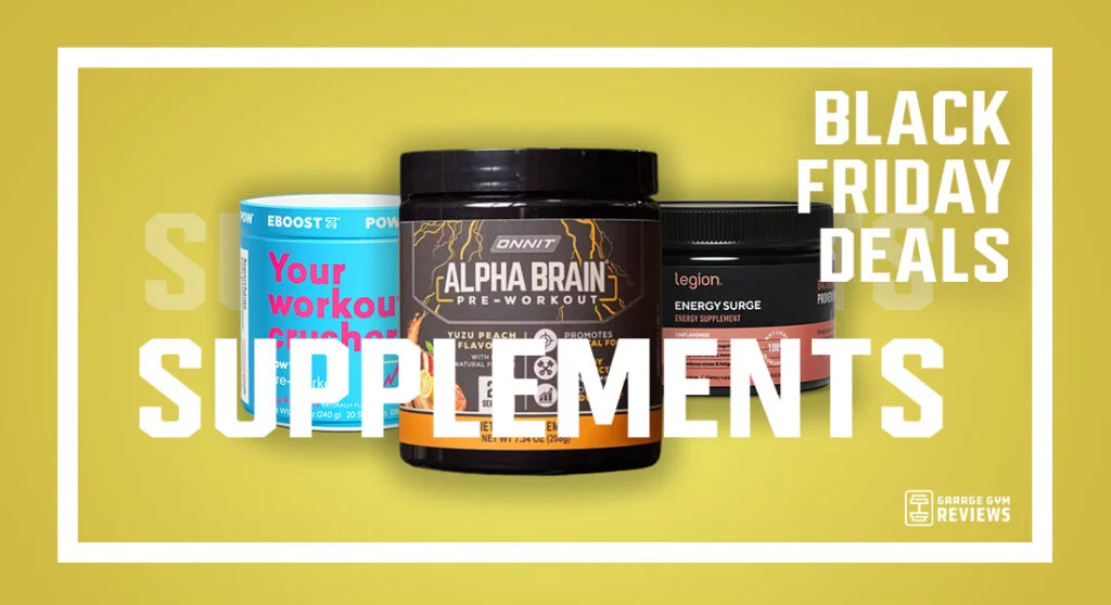 black friday supplements sales