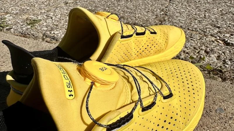 A close look at the Under Armour UA SlipSpeed Shoes.