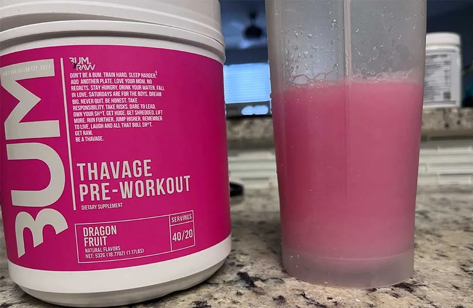 Thavage Pre-Workout Review (2026): Take One Scoop or Two to Boost Your Focus