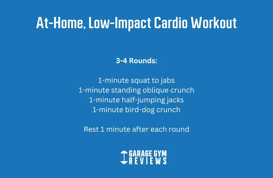 at home low impact cardio workout