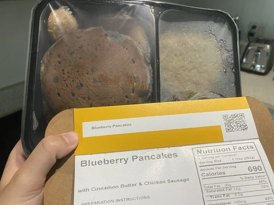 Factor Meals Blueberry Pancakes